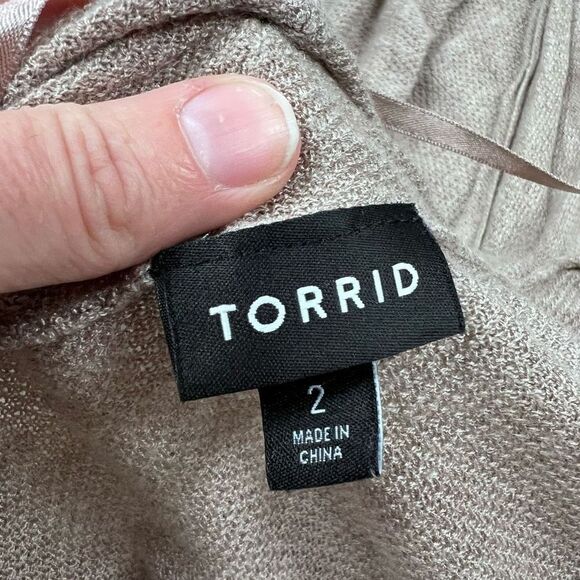 Torrid tiered cardigan wool blend 2X - Picture 4 of 5
